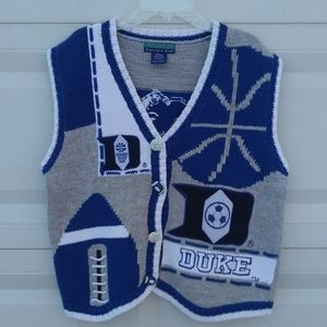 Vintage Duke University Sports Sweater Vest